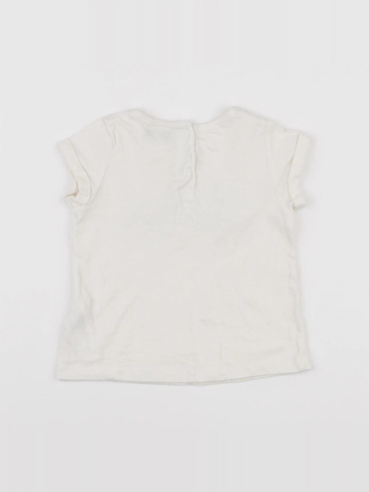 Tape à l'oeil - tee-shirt blanc - 9 mois