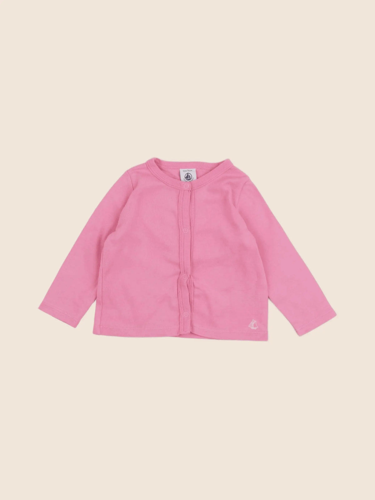 Petit Bateau - tee-shirt rose - 12 mois