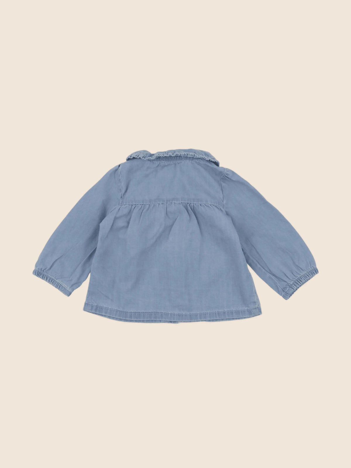 Vertbaudet - blouse bleu - 6 mois