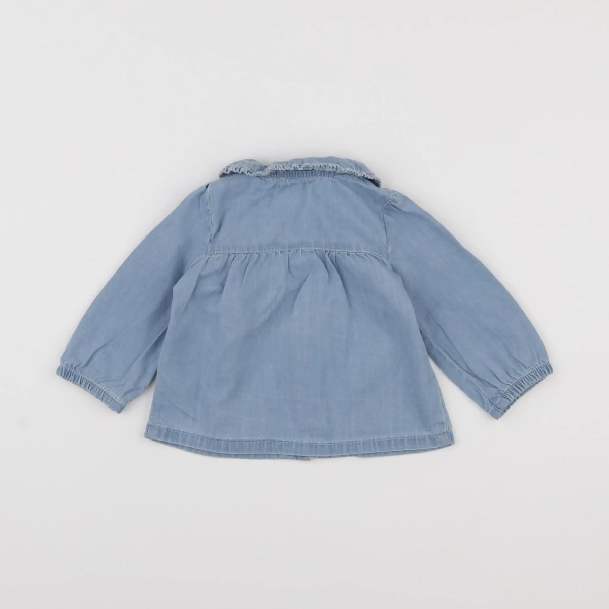 Vertbaudet - blouse bleu - 6 mois