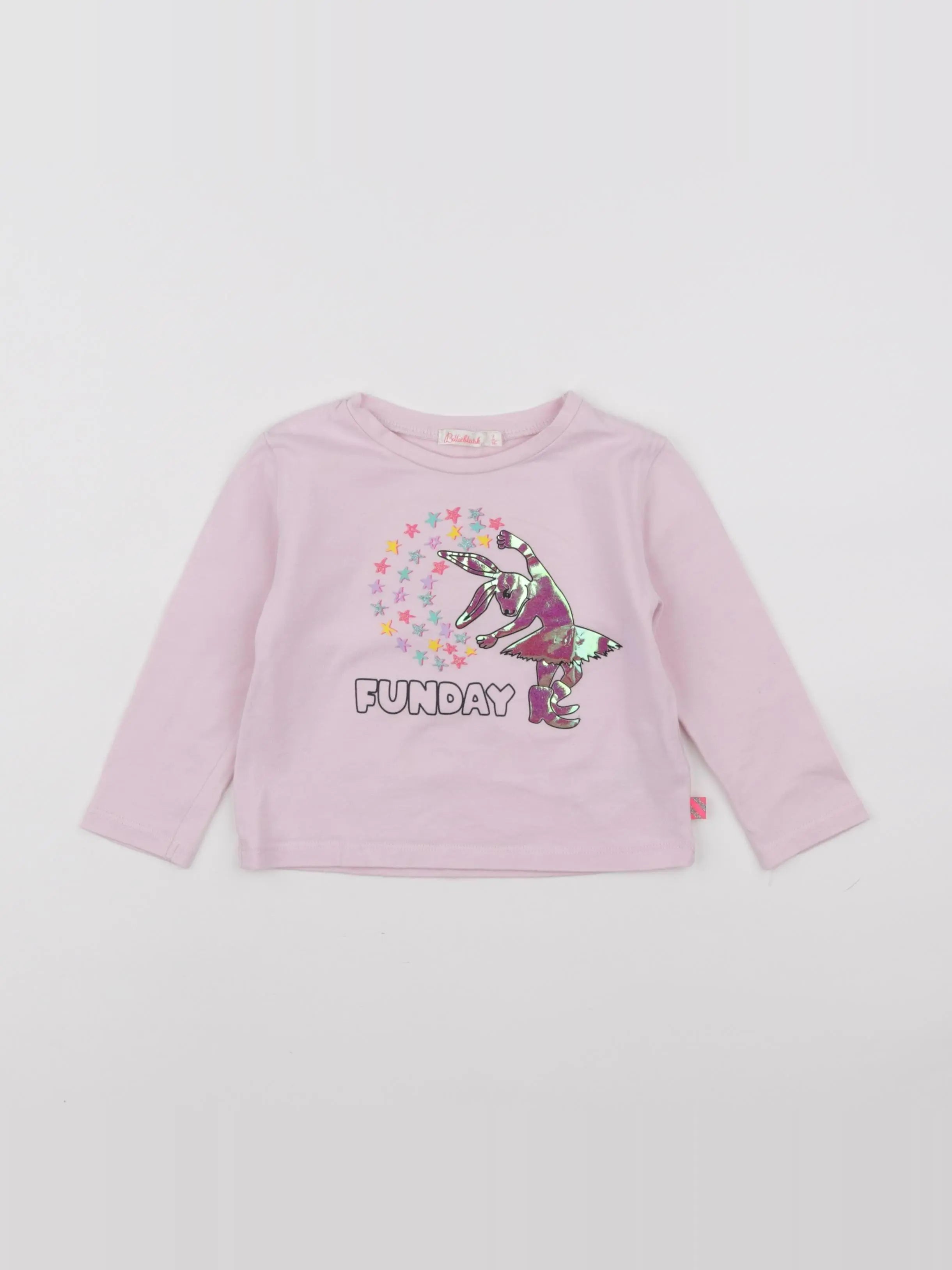 Billie Blush - tee-shirt rose - 2 ans