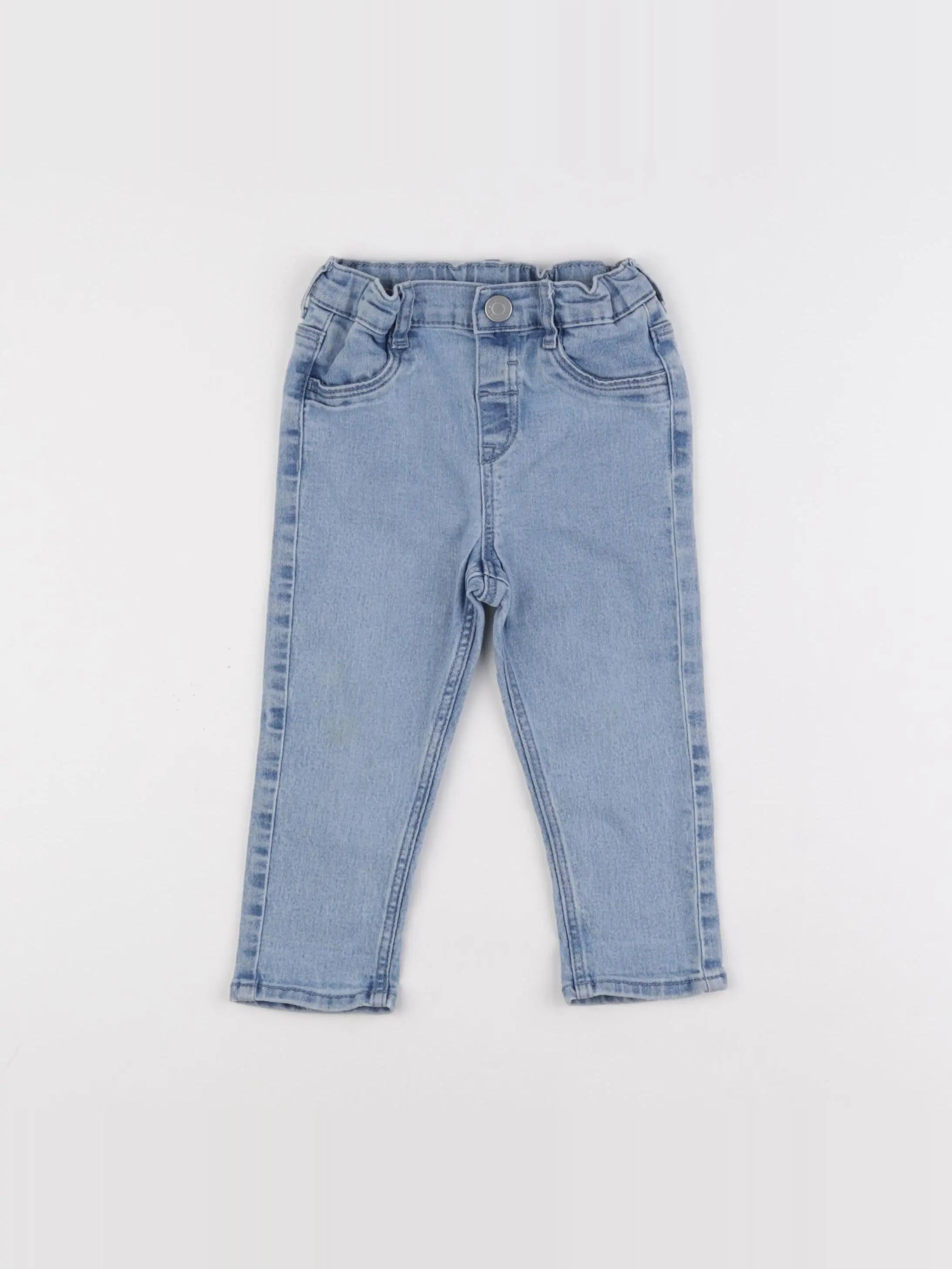 H&M - jegging bleu - 12/18 mois