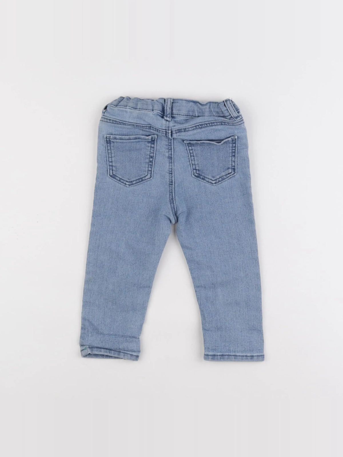 H&M - jegging bleu - 9/12 mois
