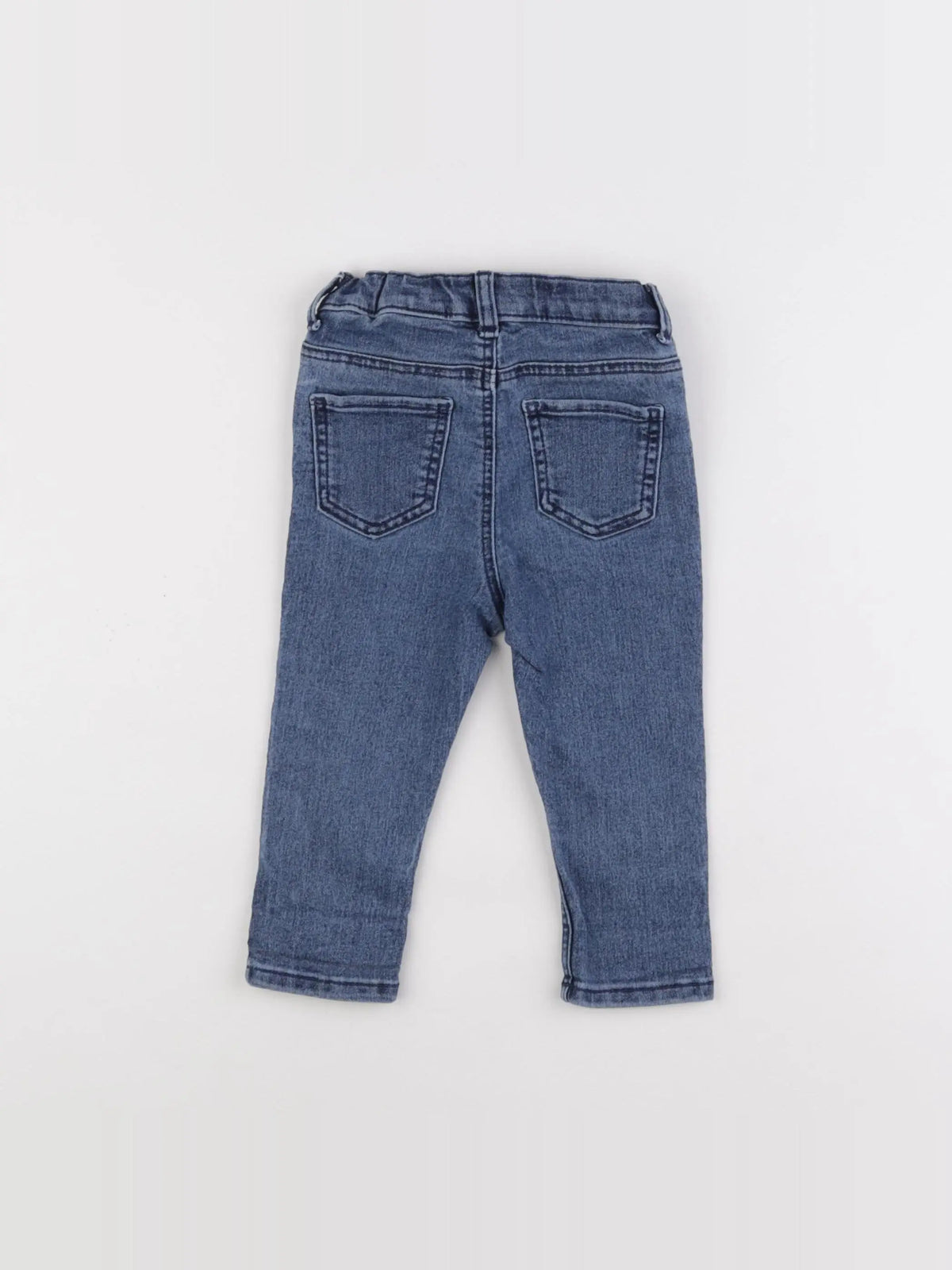 H&M - jegging bleu - 9/12 mois