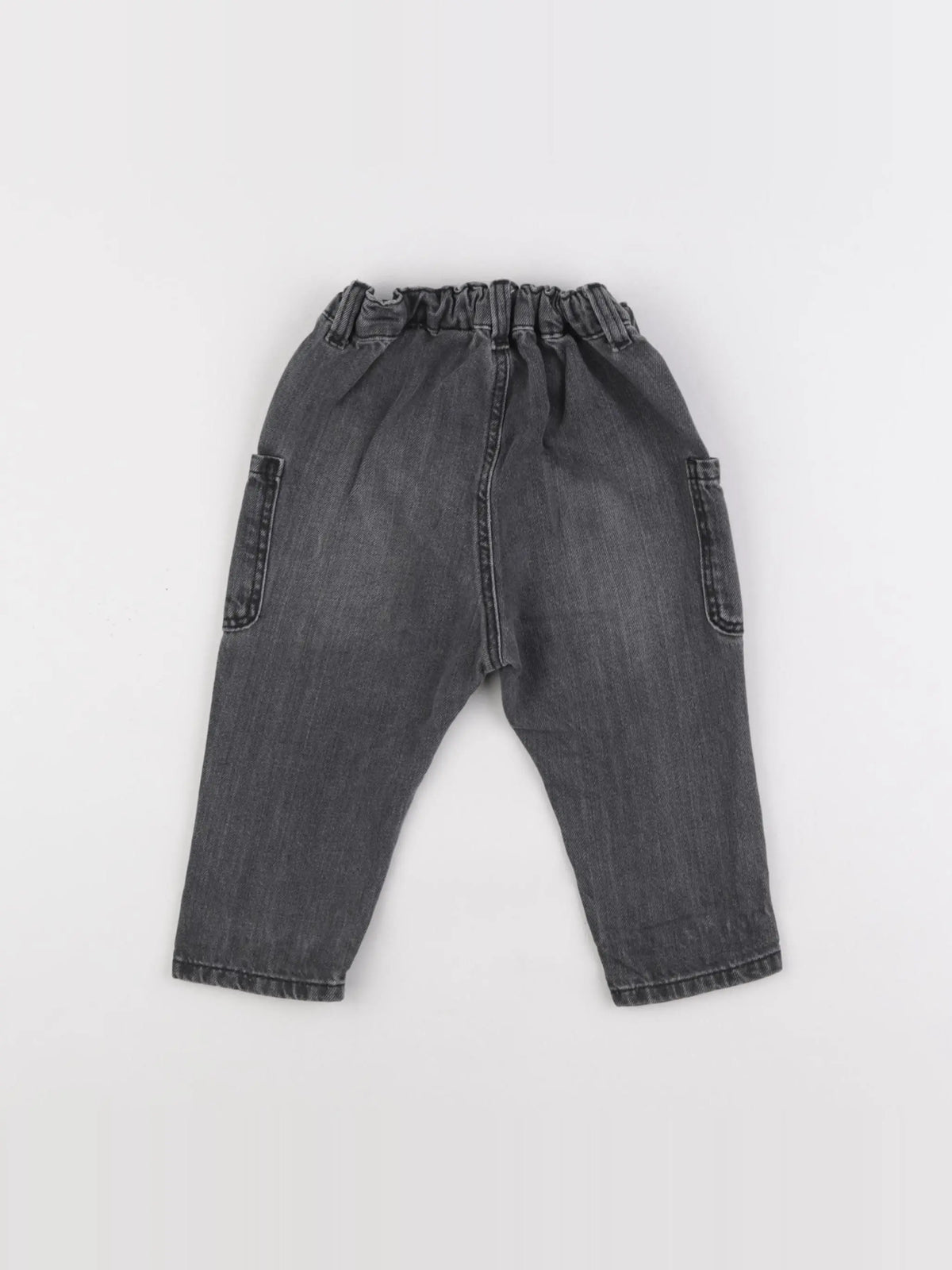 H&M - jean gris - 9/12 mois