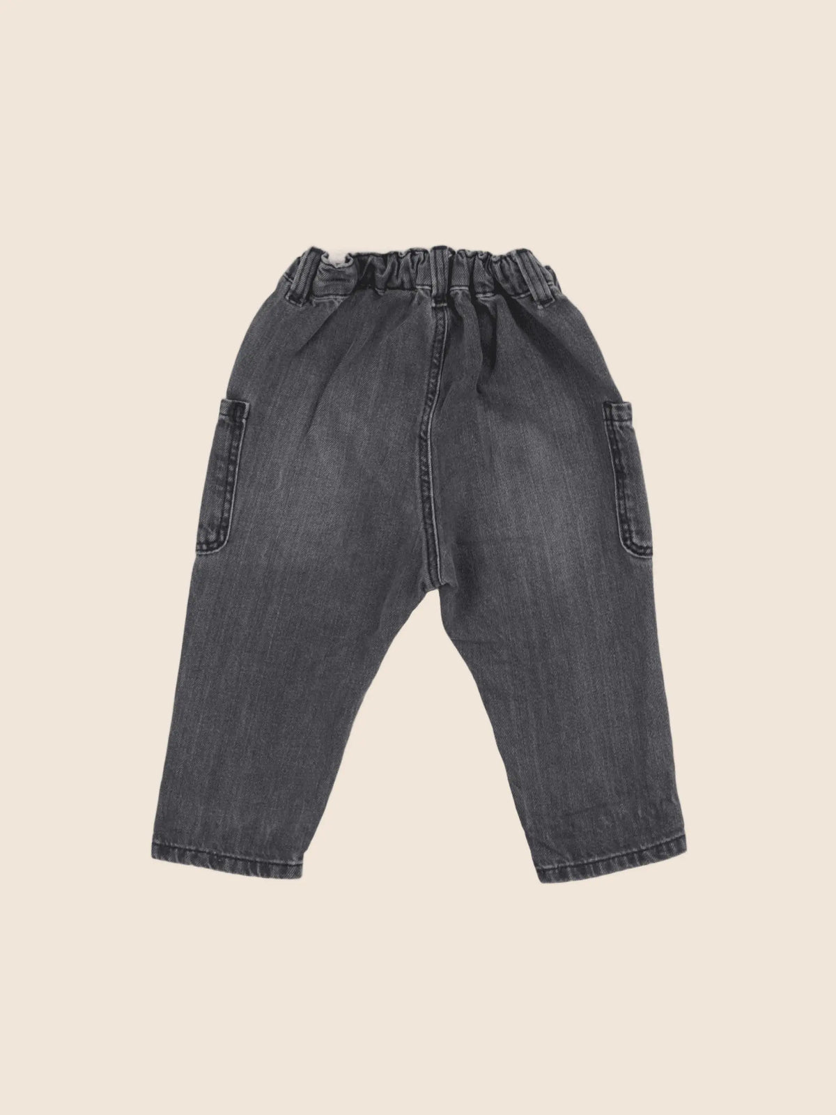 H&M - jean gris - 9/12 mois