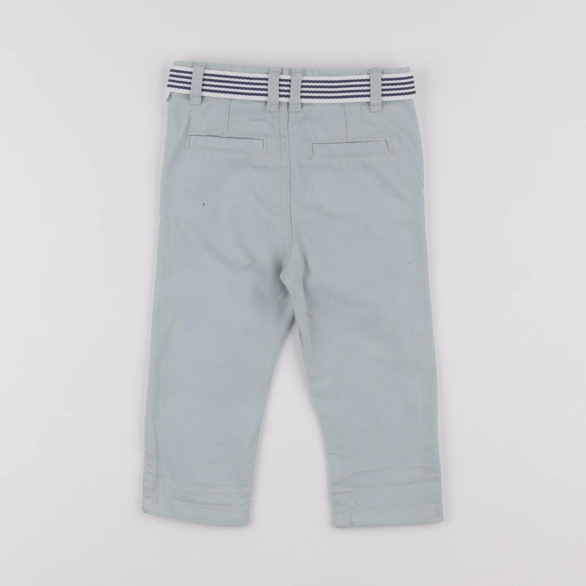 Vertbaudet - pantalon vert - 9 mois