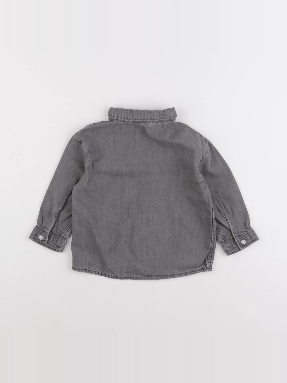 H&M - chemise gris - 12/18 mois