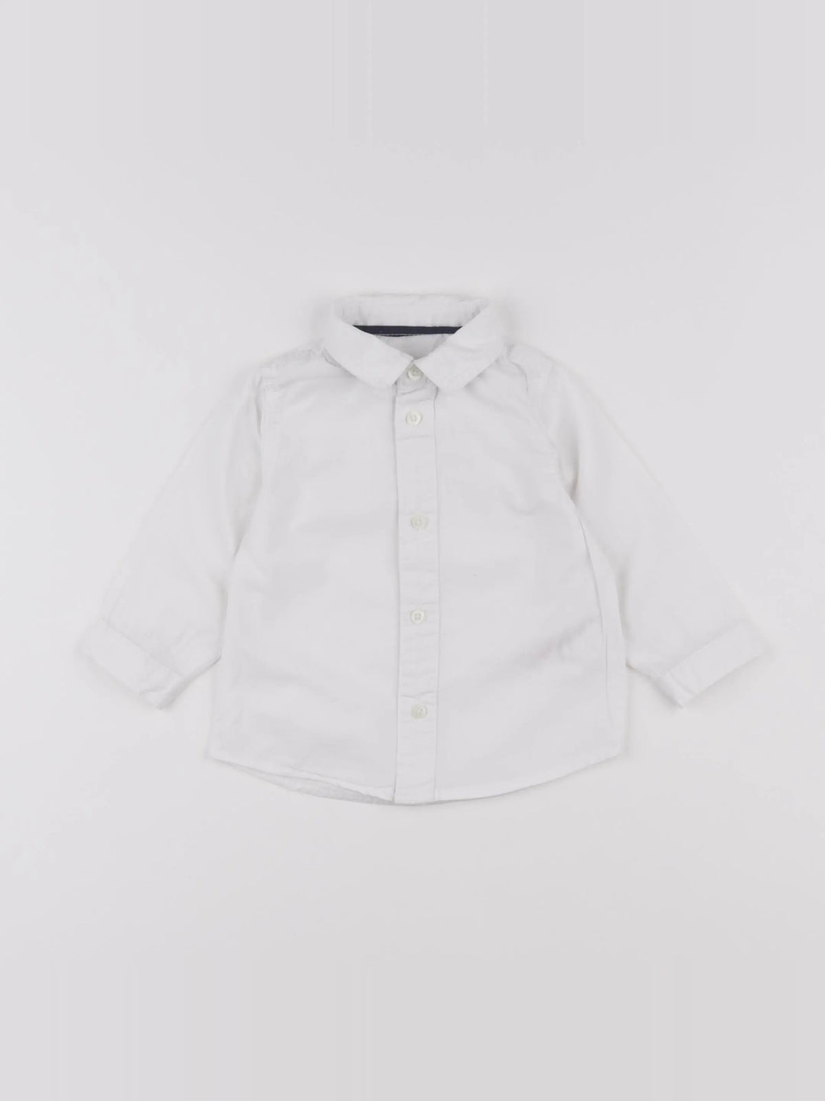 Vertbaudet - chemise blanc - 9 mois