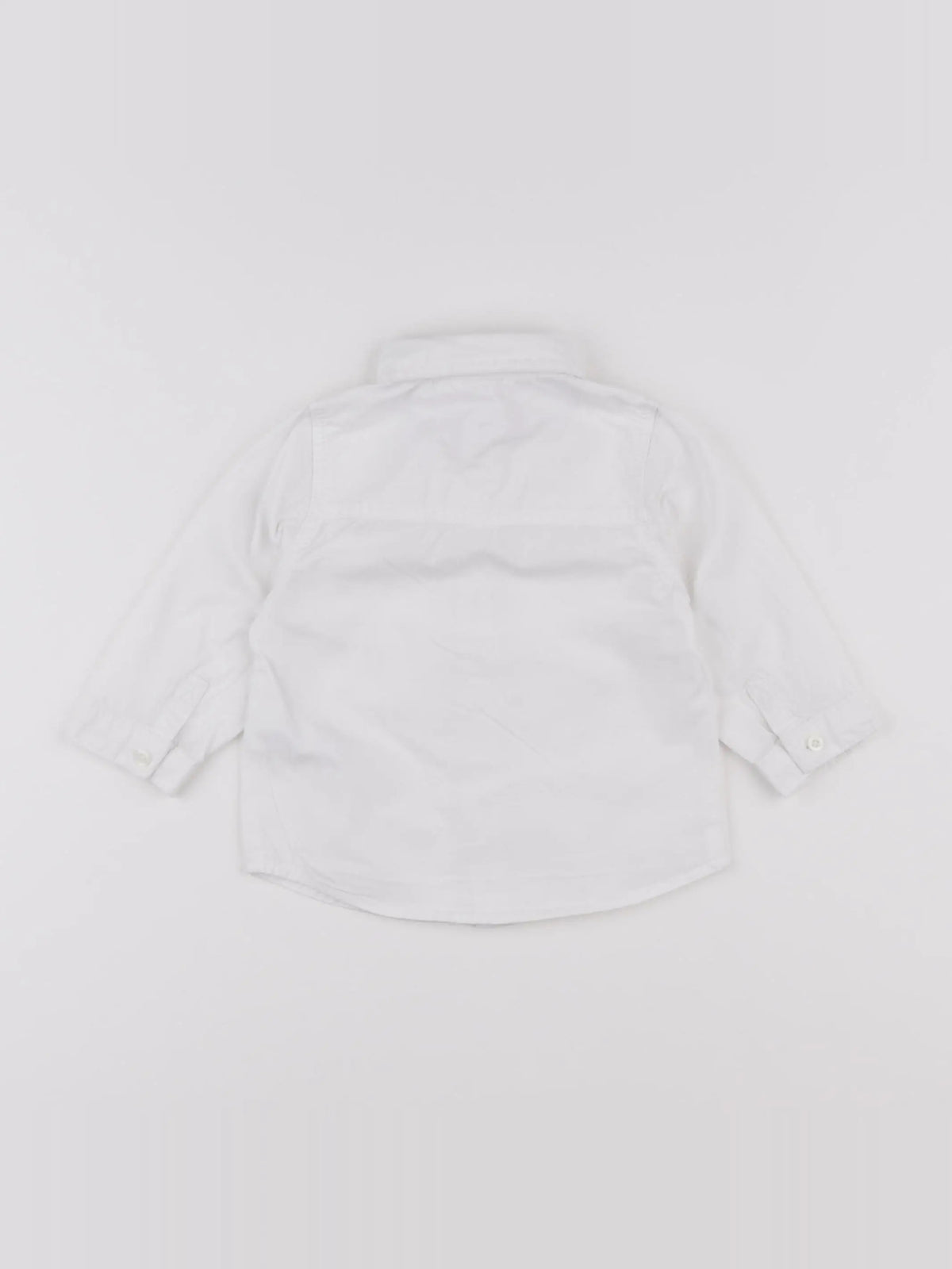 Vertbaudet - chemise blanc - 9 mois