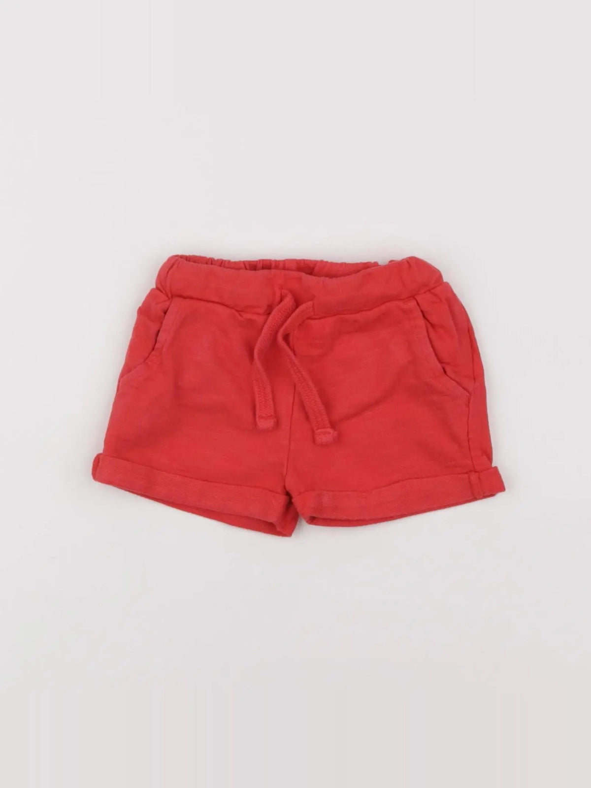 Boutchou - short rouge - 9 mois