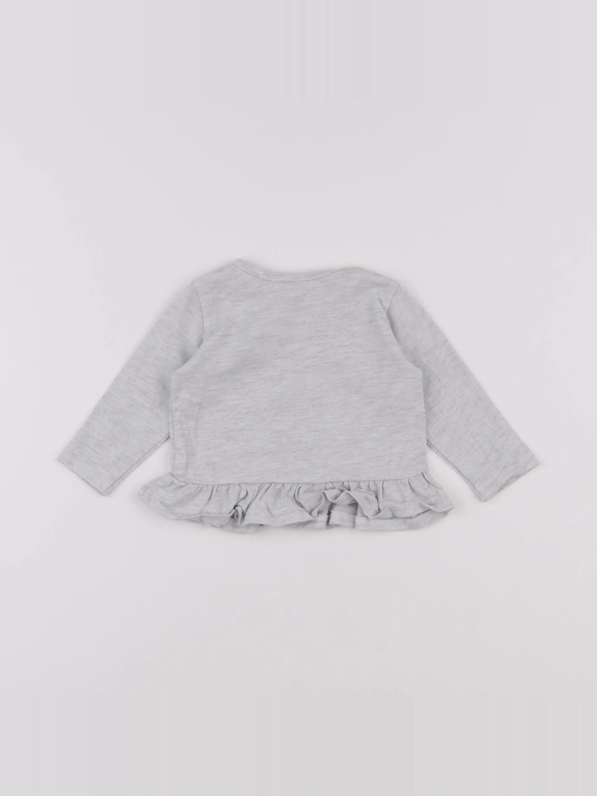 H&M - tee-shirt gris - 1/2 mois