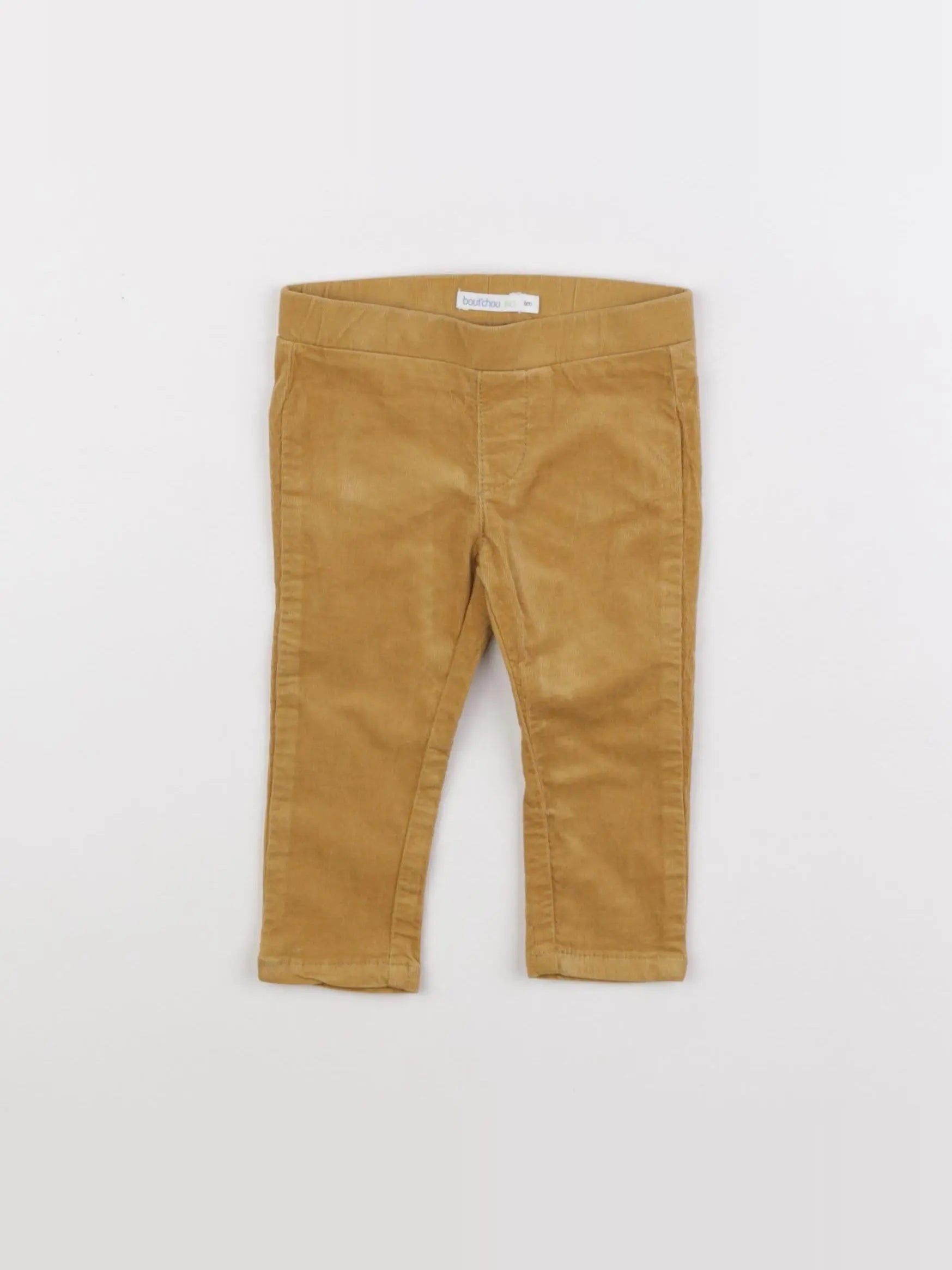 Boutchou - jegging velours jaune - 6 mois