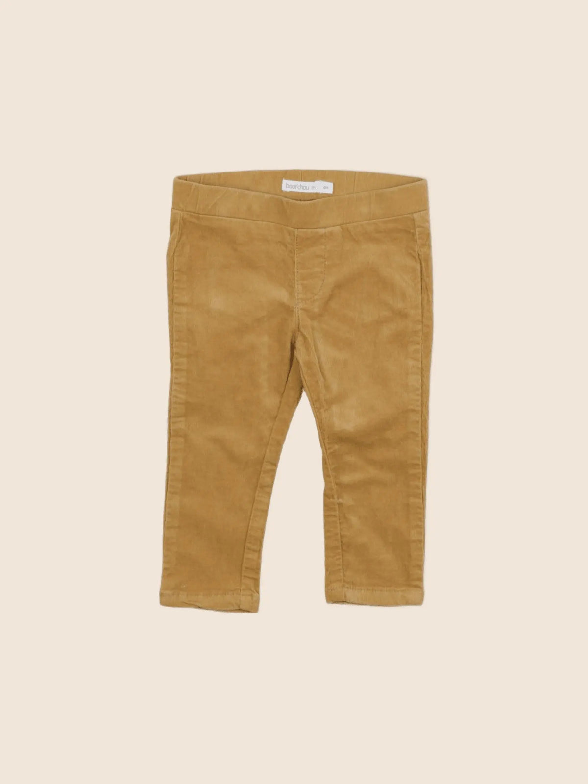 Boutchou - jegging velours jaune - 6 mois