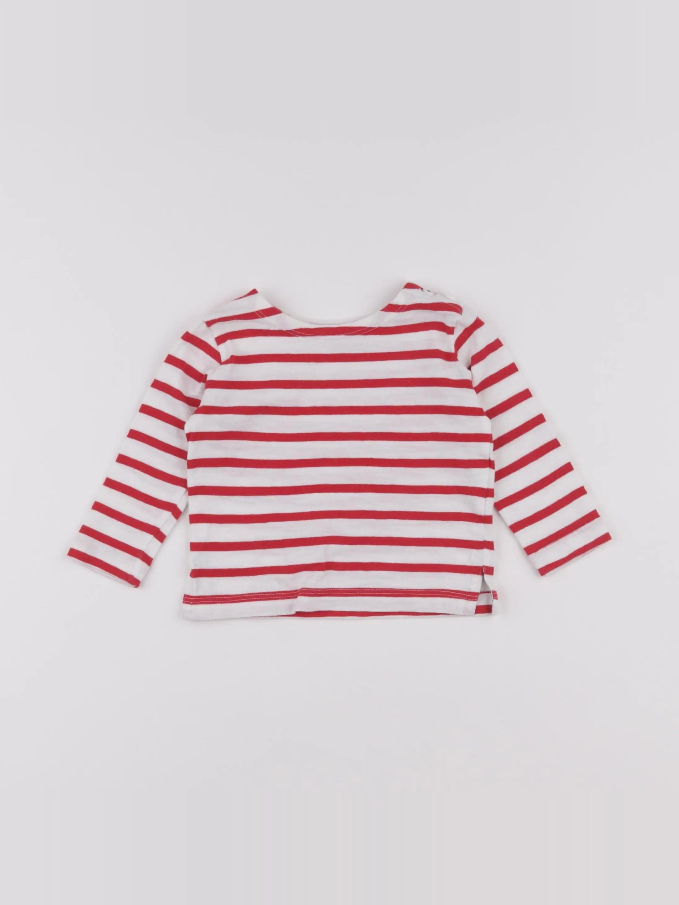 Boutchou - tee-shirt rouge - 6 mois