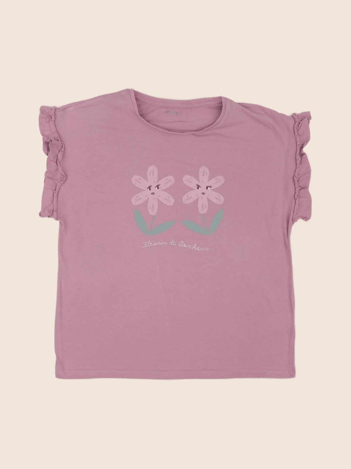 Vertbaudet - tee-shirt violet - 12 ans