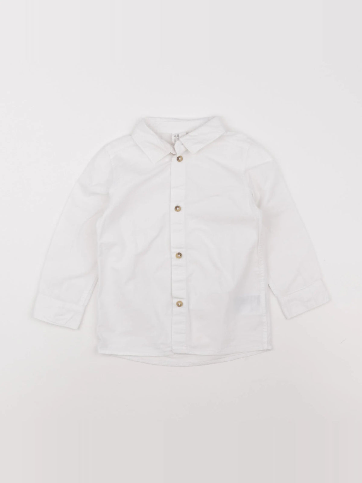 H&M - chemise blanc - 12/18 mois