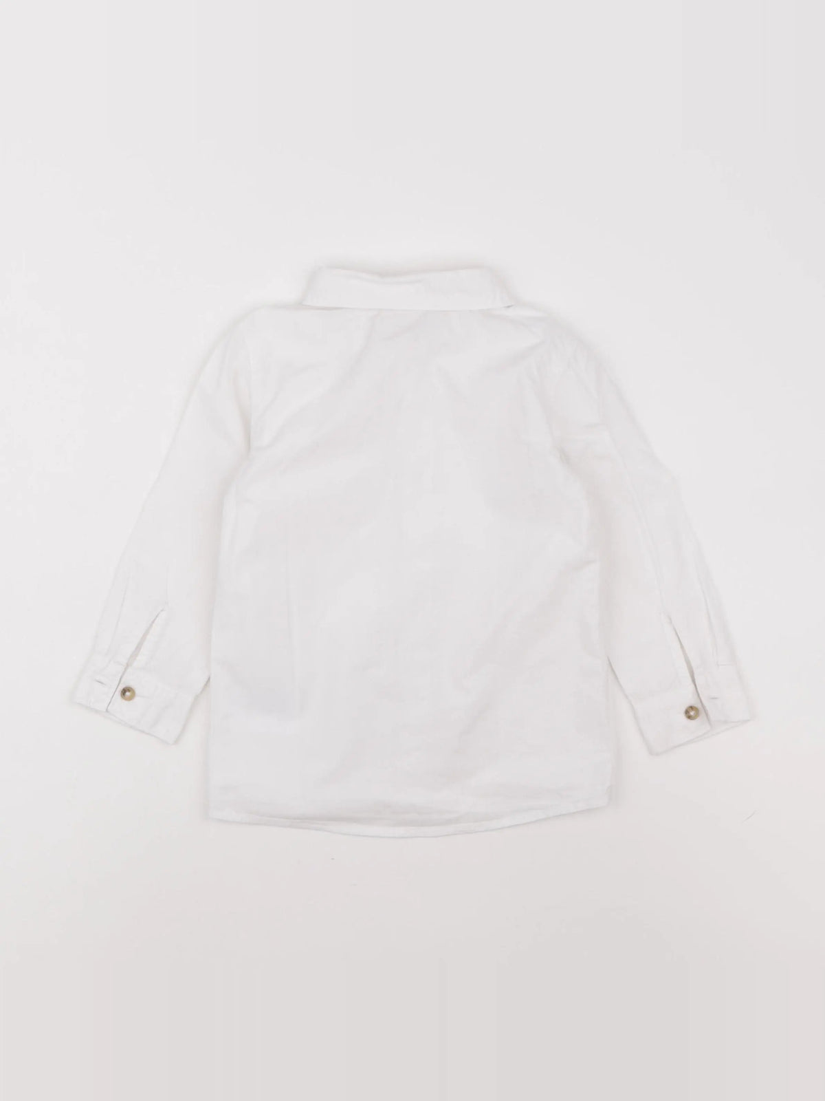 H&M - chemise blanc - 12/18 mois