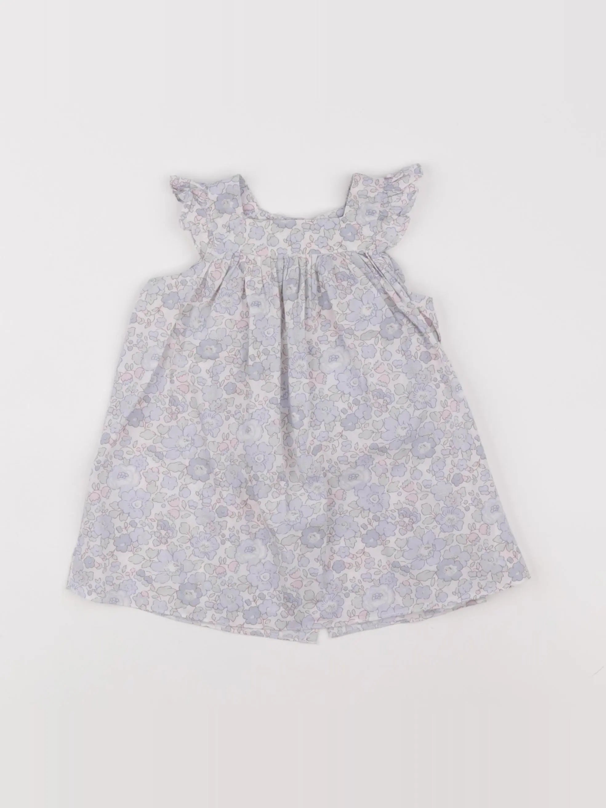 Jacadi - robe liberty bleu - 6 mois