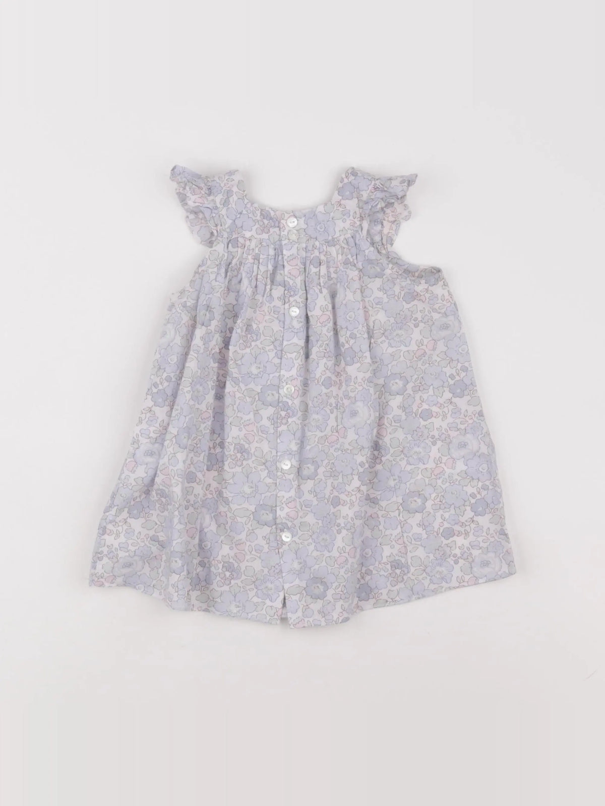 Jacadi - robe liberty bleu - 6 mois