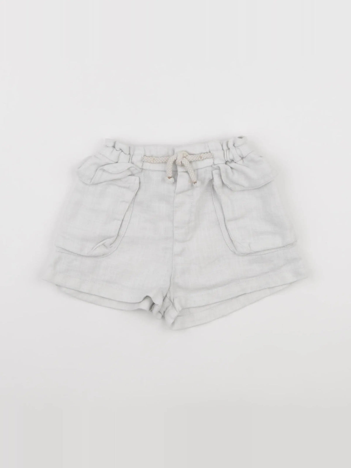 Zara - short beige - 12/18 mois