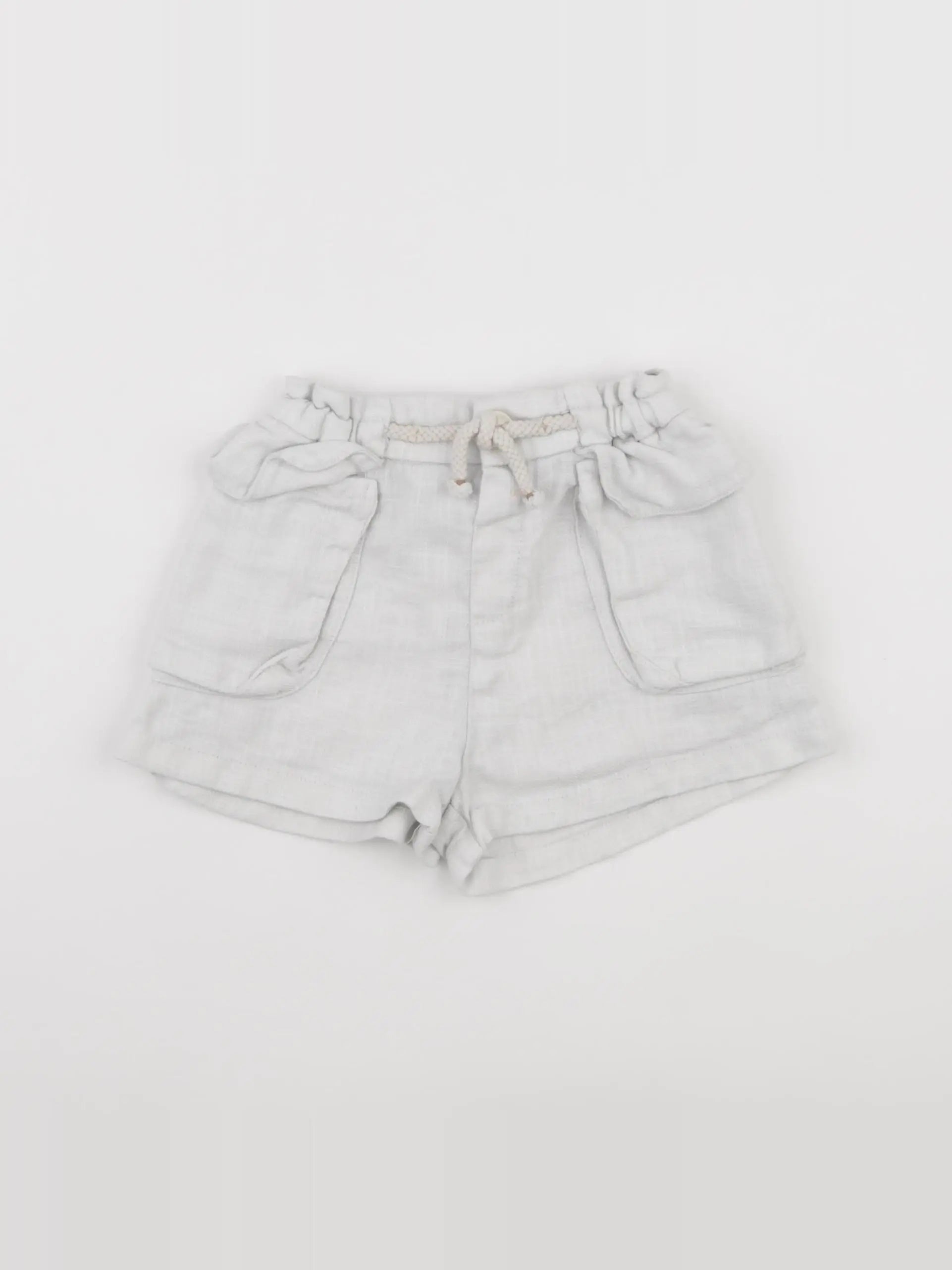 Zara - short beige - 12/18 mois