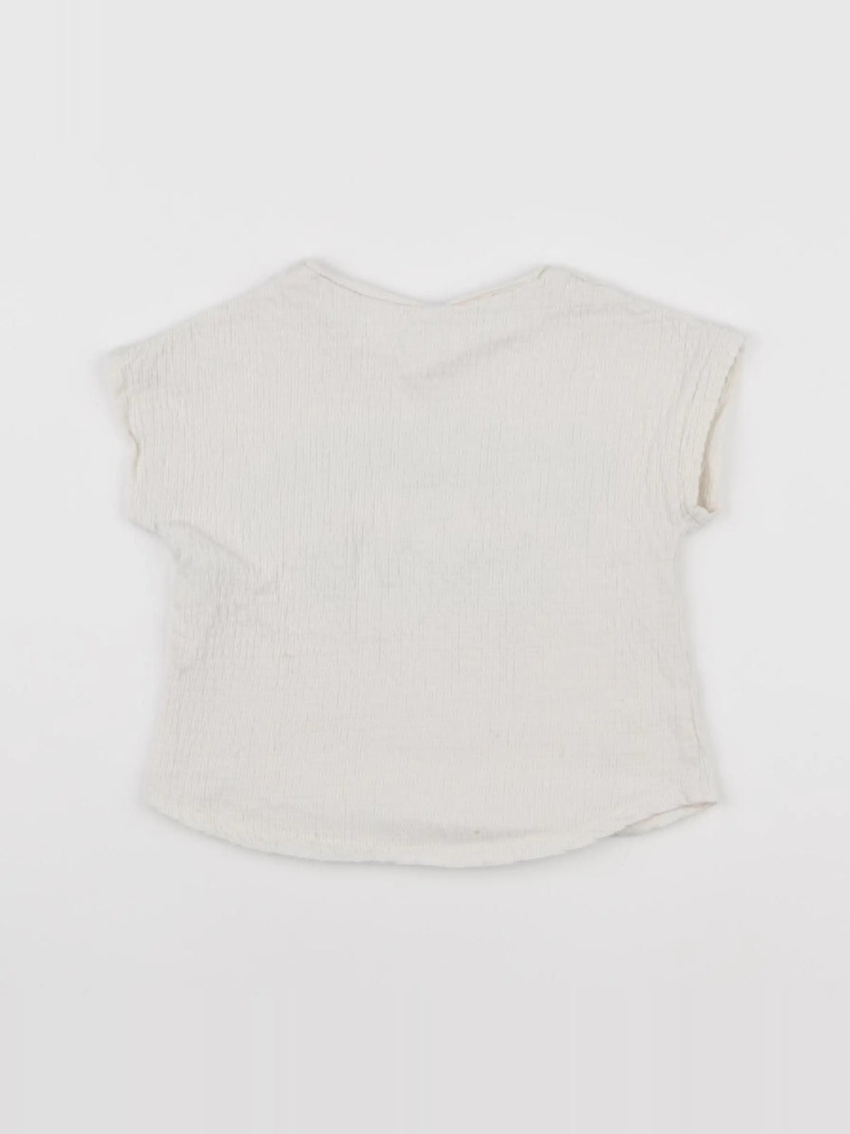 Zara - tee-shirt beige, vert - 18/24 mois