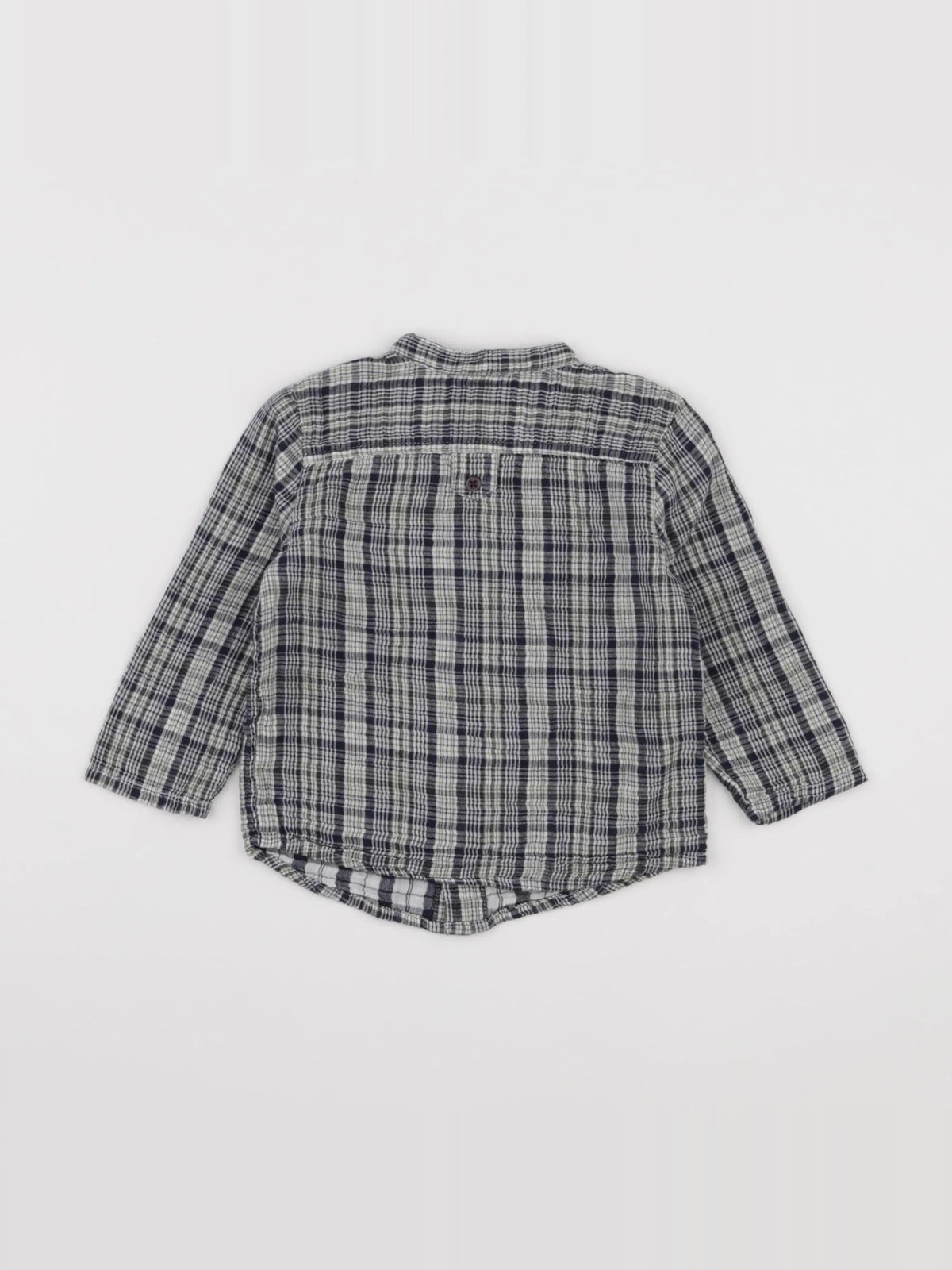 Boutchou - chemise bleu - 18 mois