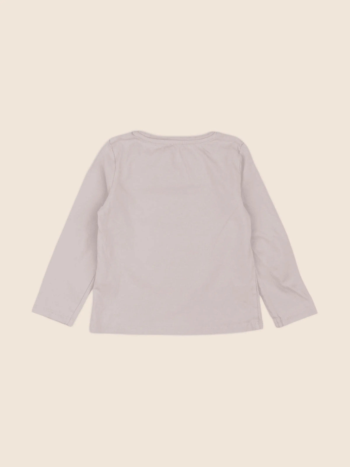 Vertbaudet - tee-shirt beige, or - 3 ans
