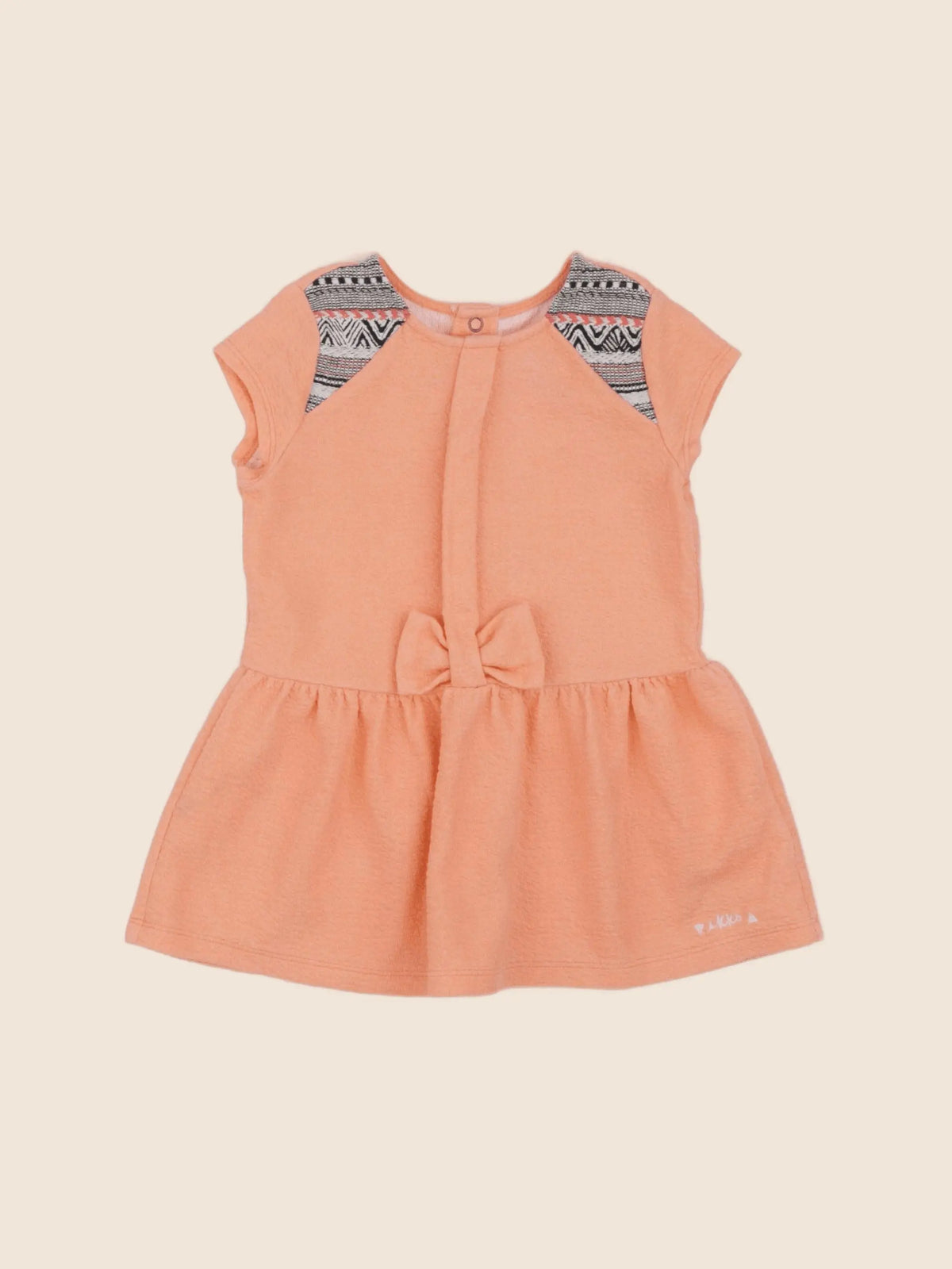 IKKS - robe orange fluo - 18 mois