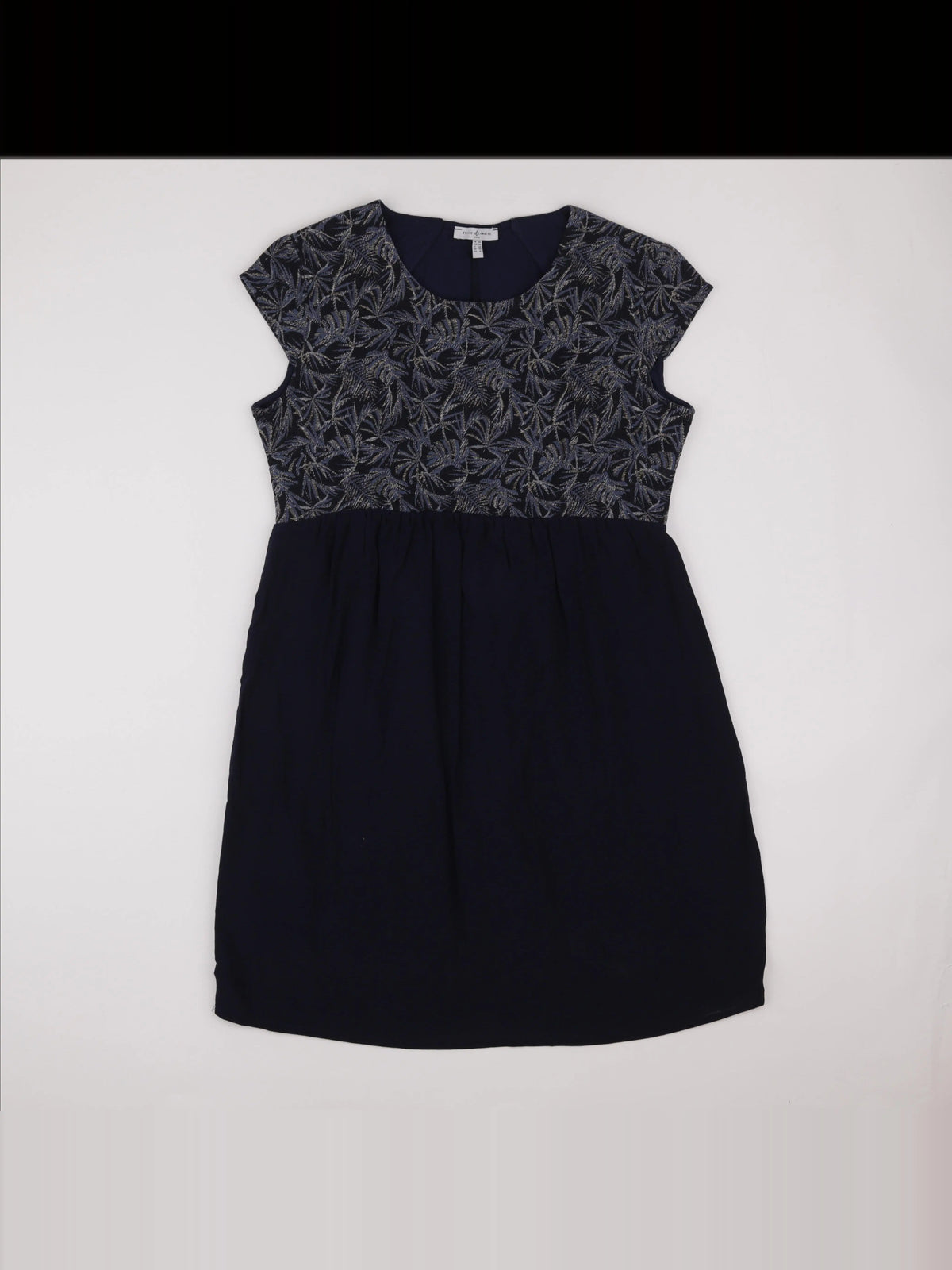 Envie de fraise - robe grossesse bleu, or - 40
