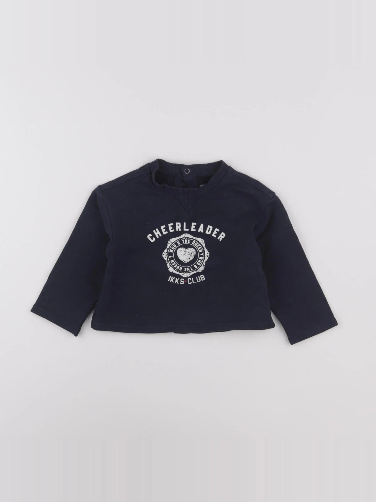 IKKS - sweat bleu - 18 mois