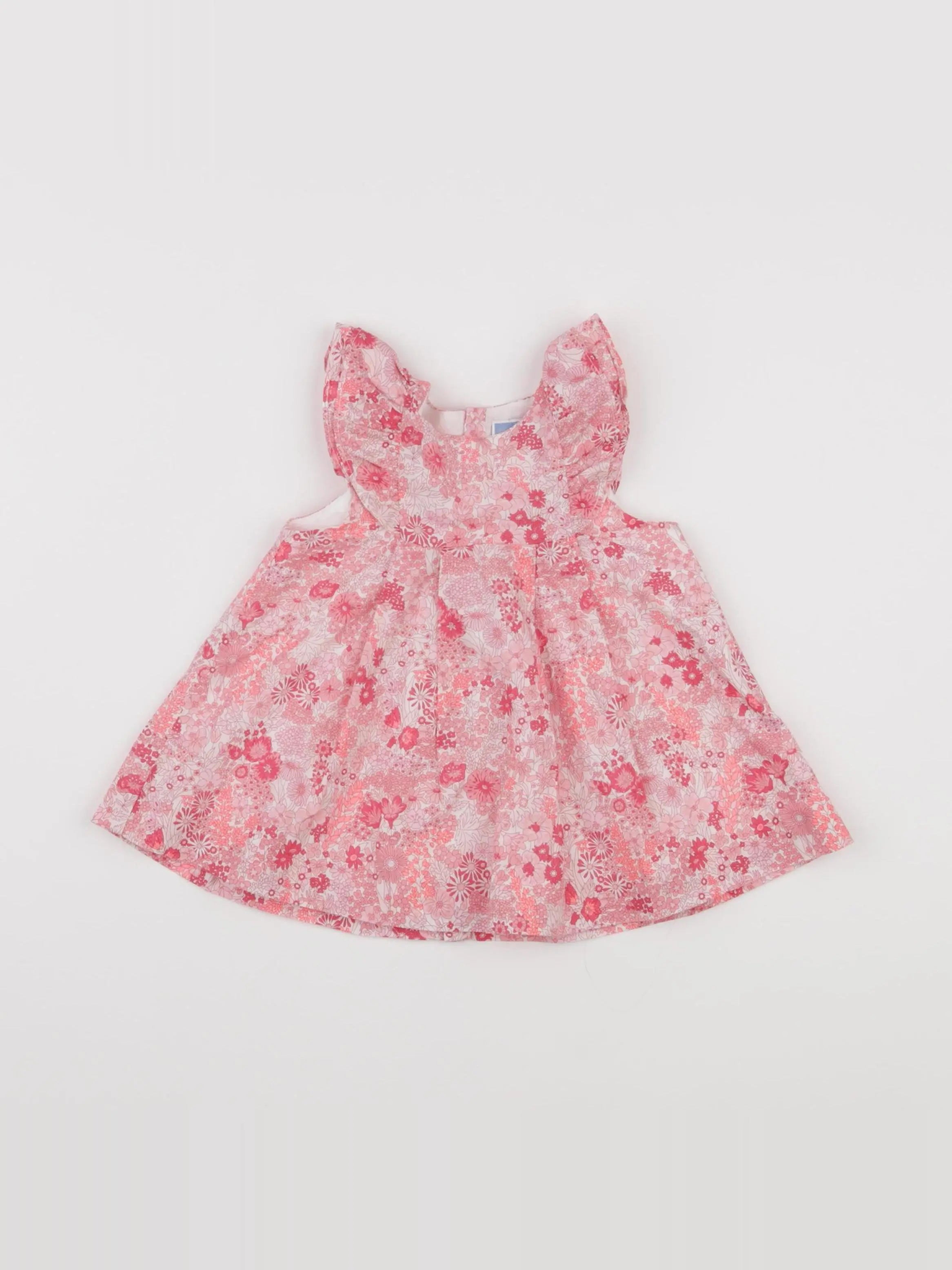 Jacadi - robe liberty rose - 6 mois