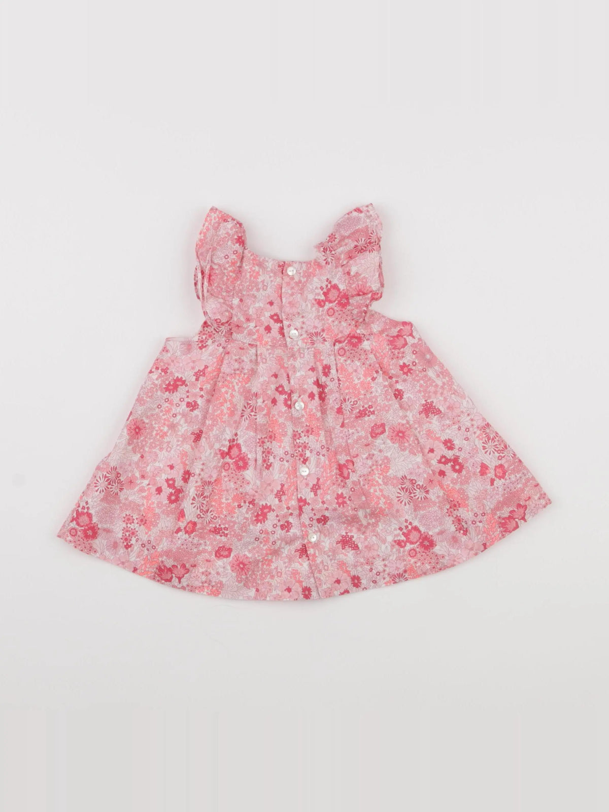 Jacadi - robe liberty rose - 6 mois