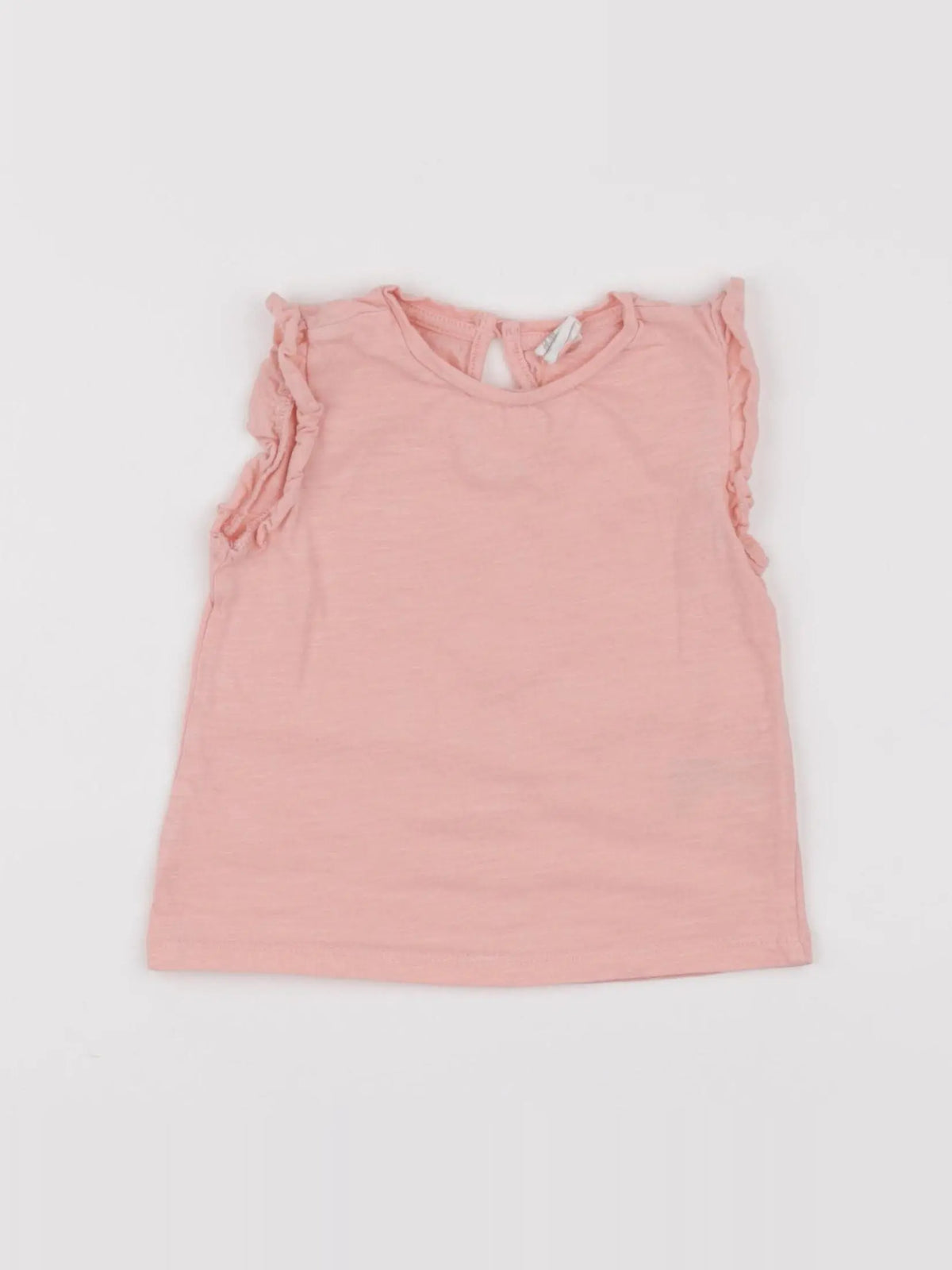 H&M - tee-shirt rose - 6/9 mois