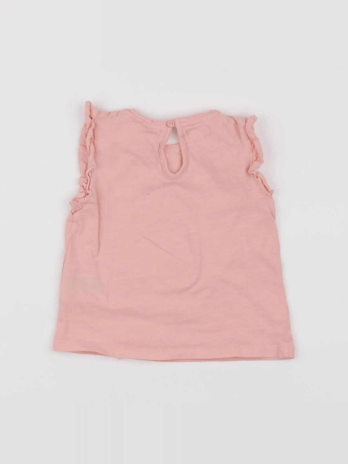 H&M - tee-shirt rose - 6/9 mois