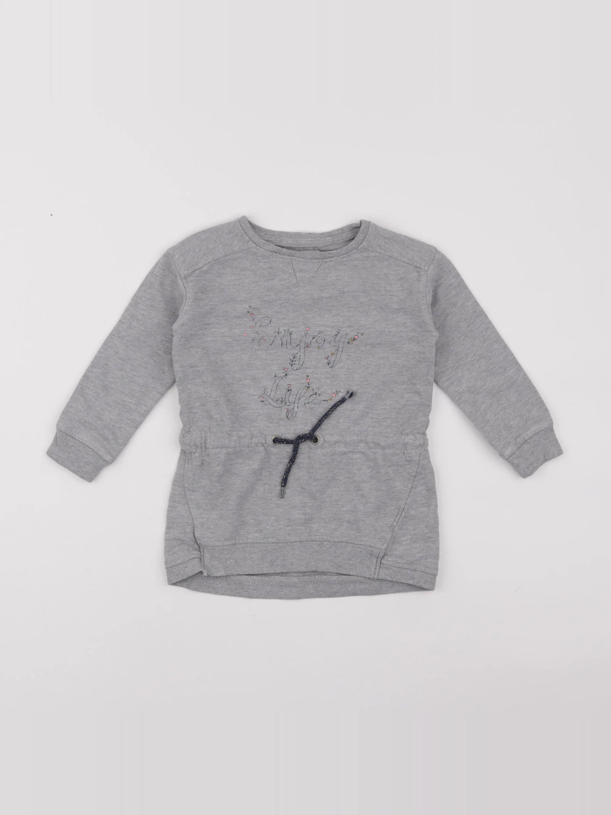 Vertbaudet - robe gris - 3 ans