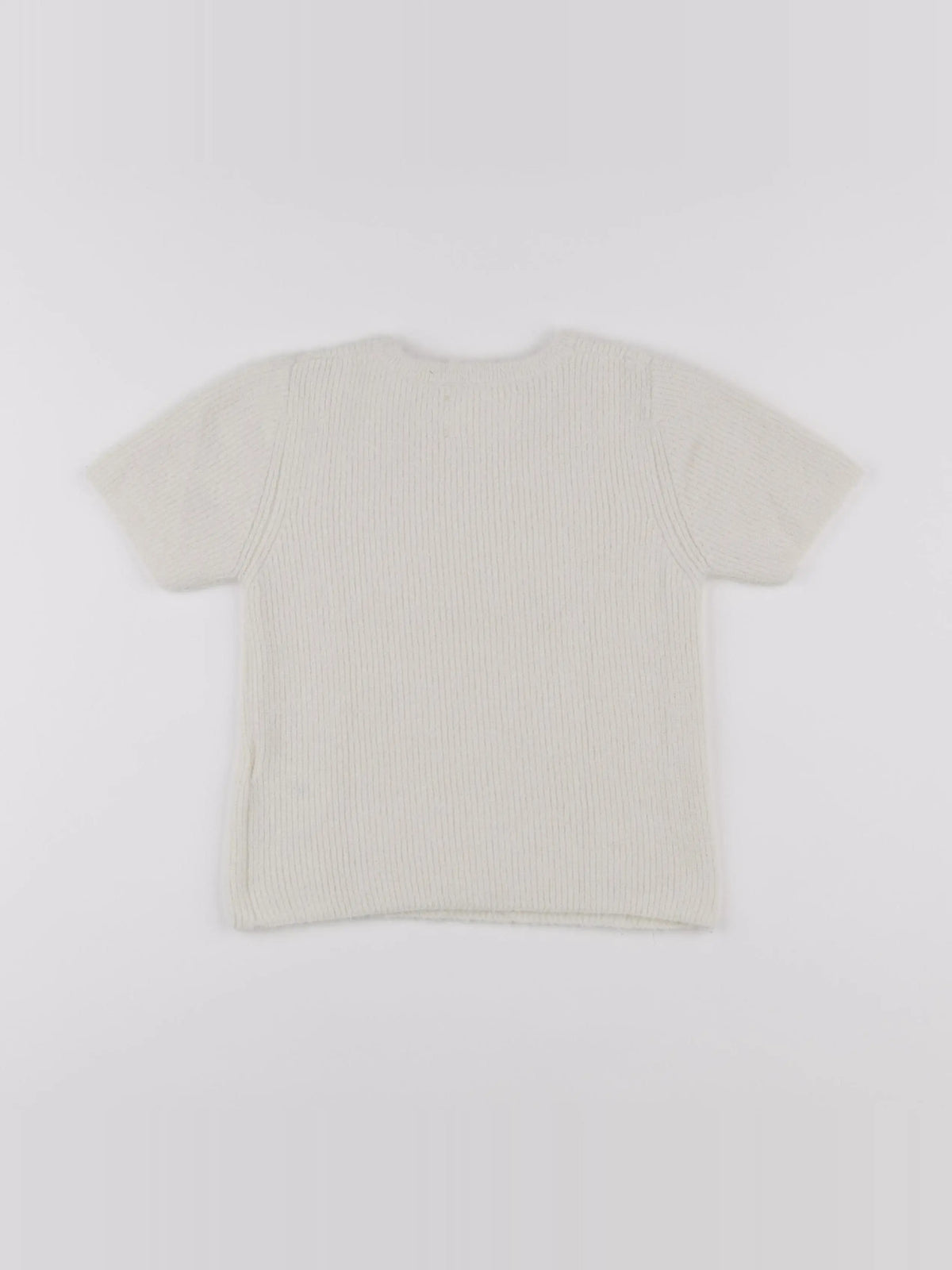 Zara - pull blanc - 8/9 ans