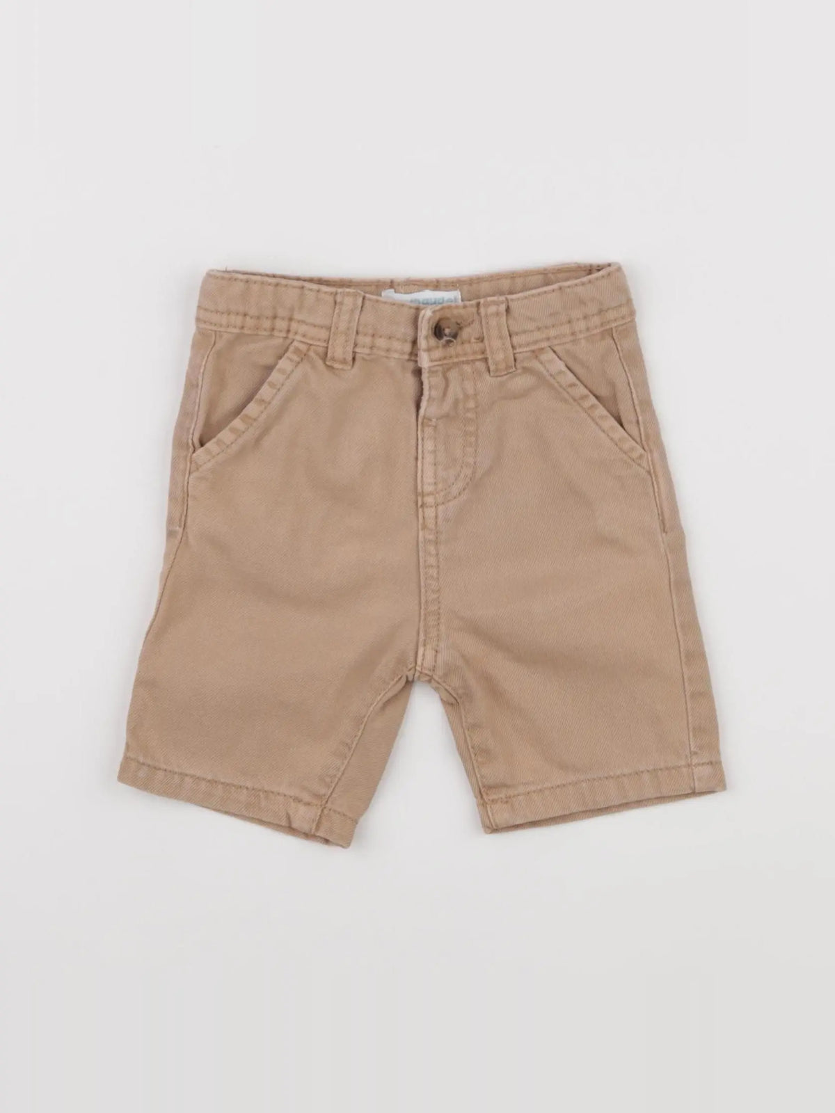 Vertbaudet - short beige - 9 mois