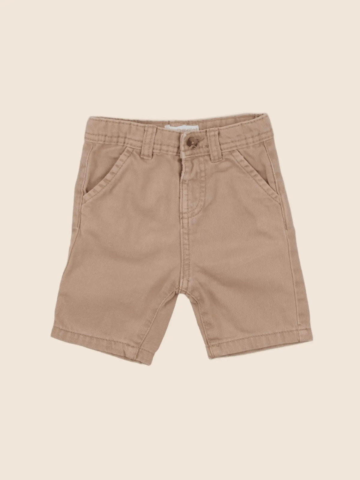 Vertbaudet - short beige - 9 mois