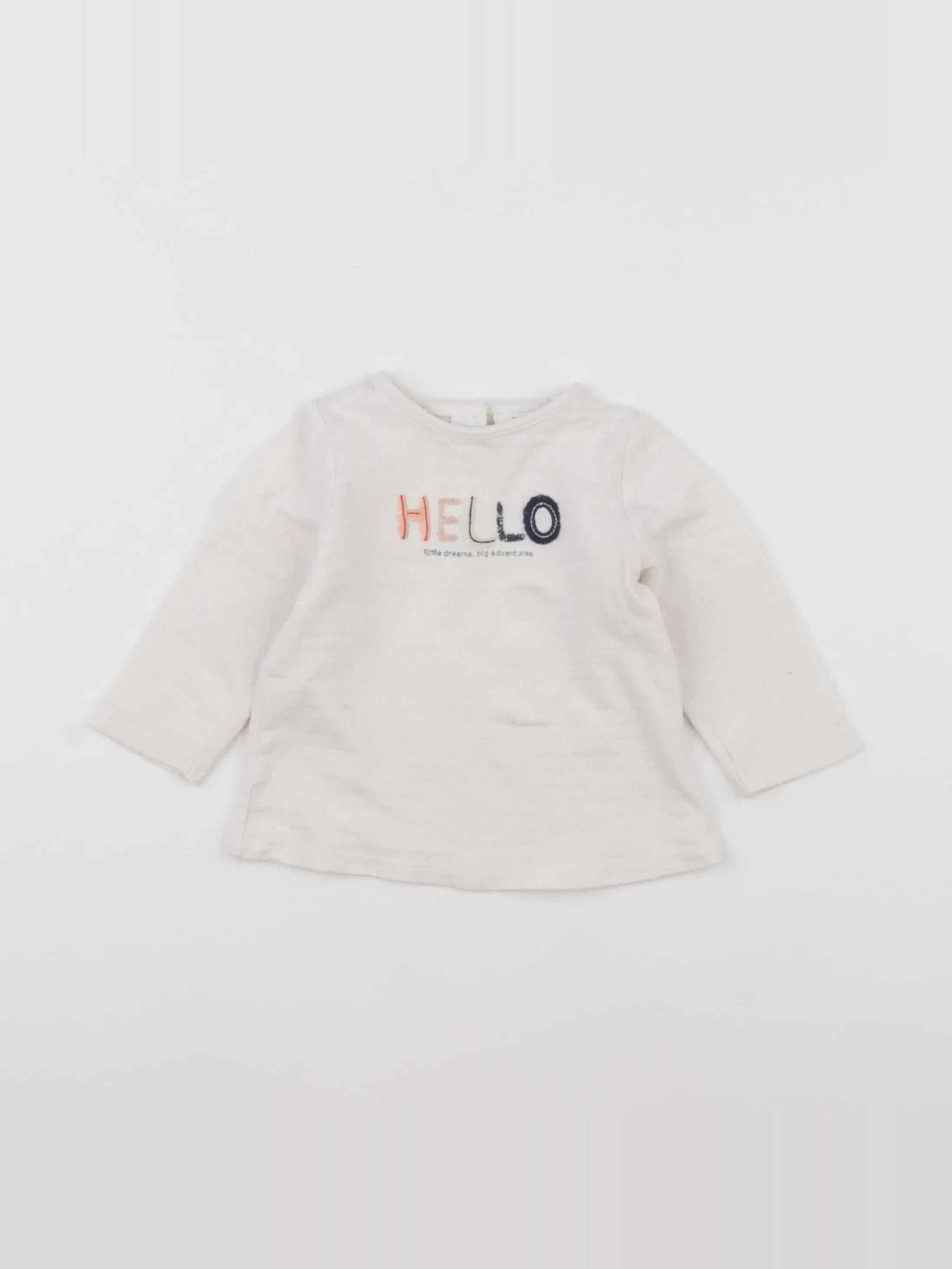 Tape à l'oeil - tee-shirt blanc - 9 mois
