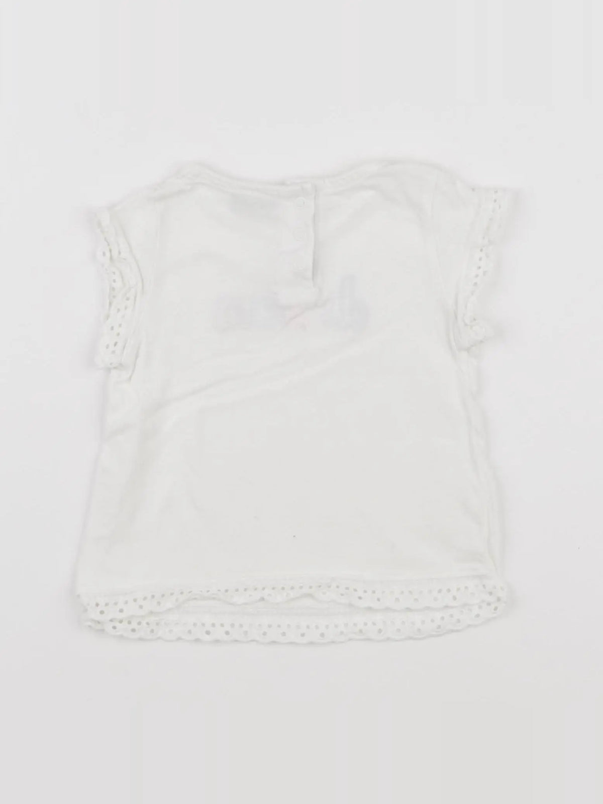Tape à l'oeil - tee-shirt blanc - 6 mois