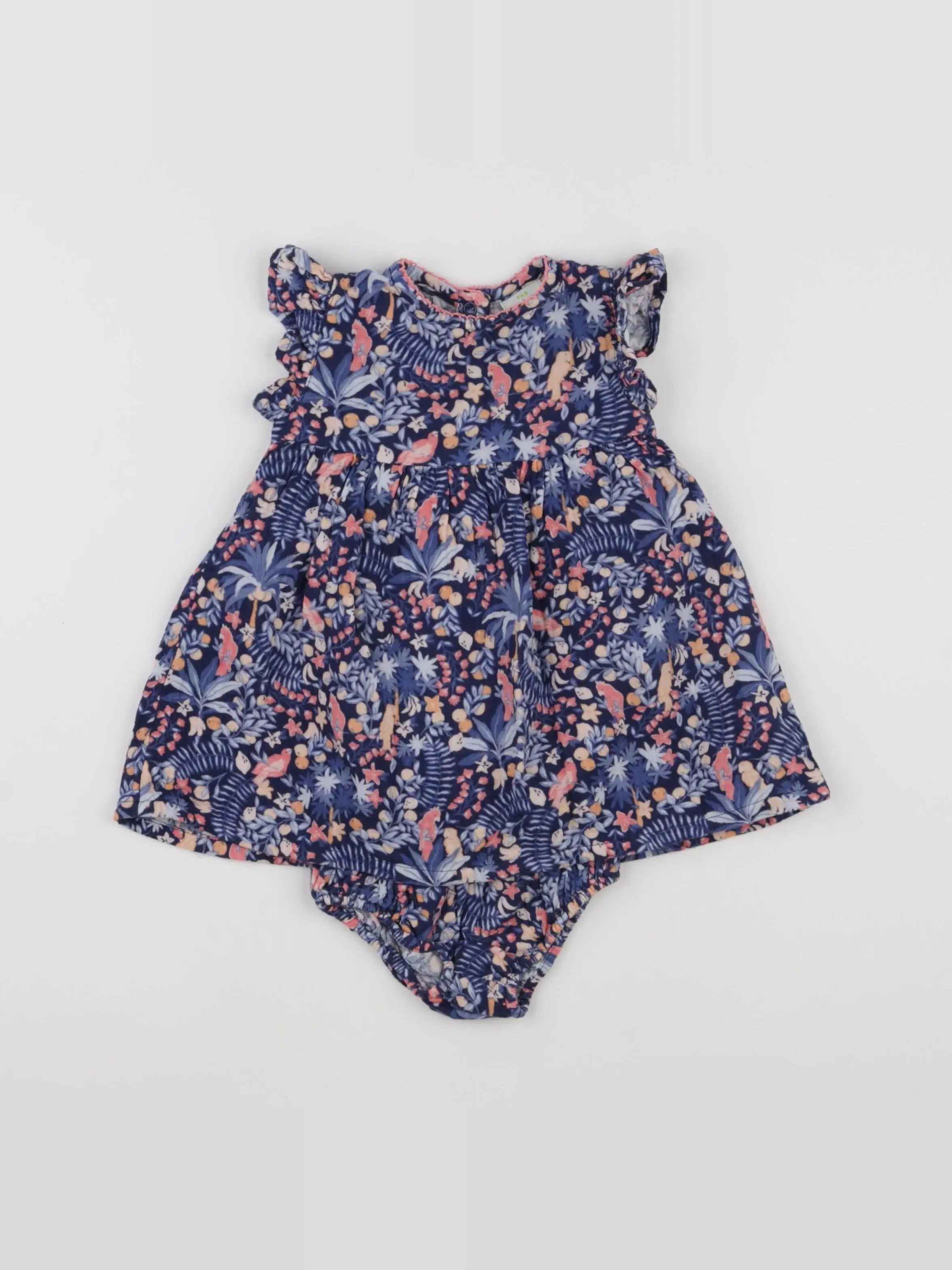 Tape à l'oeil - robe bleu - 6 mois
