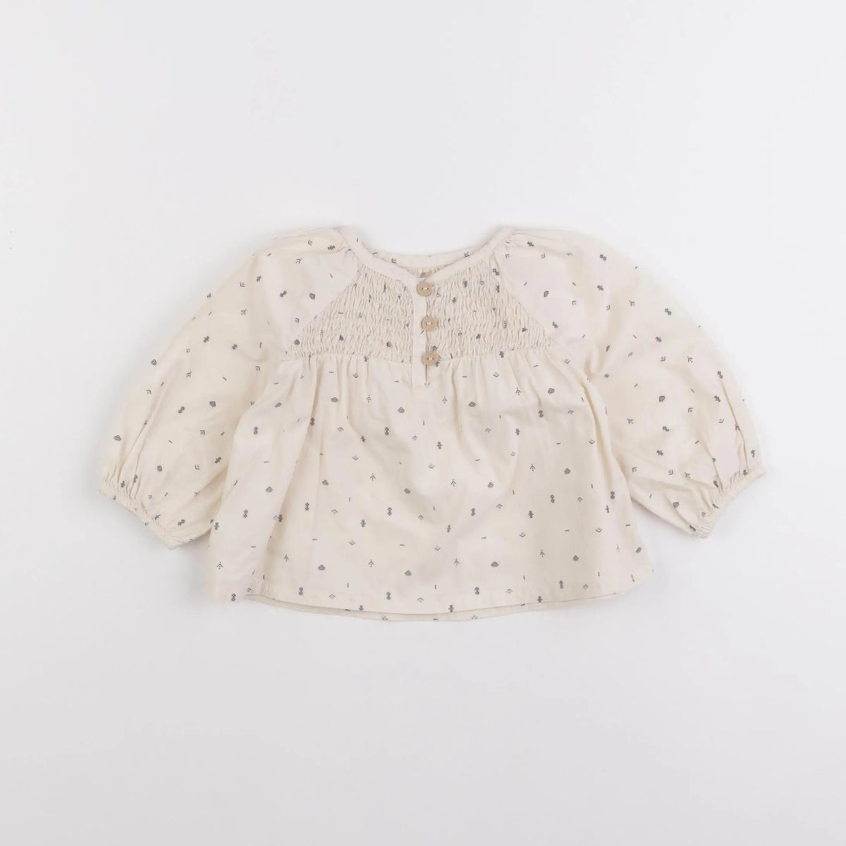 Vertbaudet - blouse beige - 6 mois