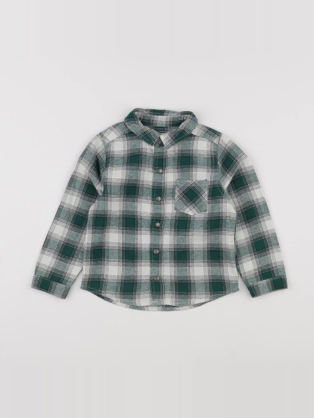 Vertbaudet - chemise vert - 36 mois