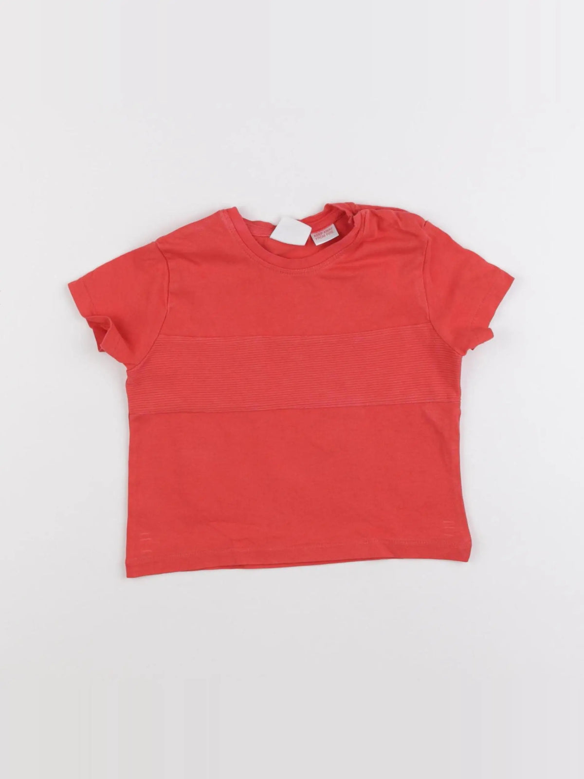 Zara - tee-shirt rouge - 6/9 mois