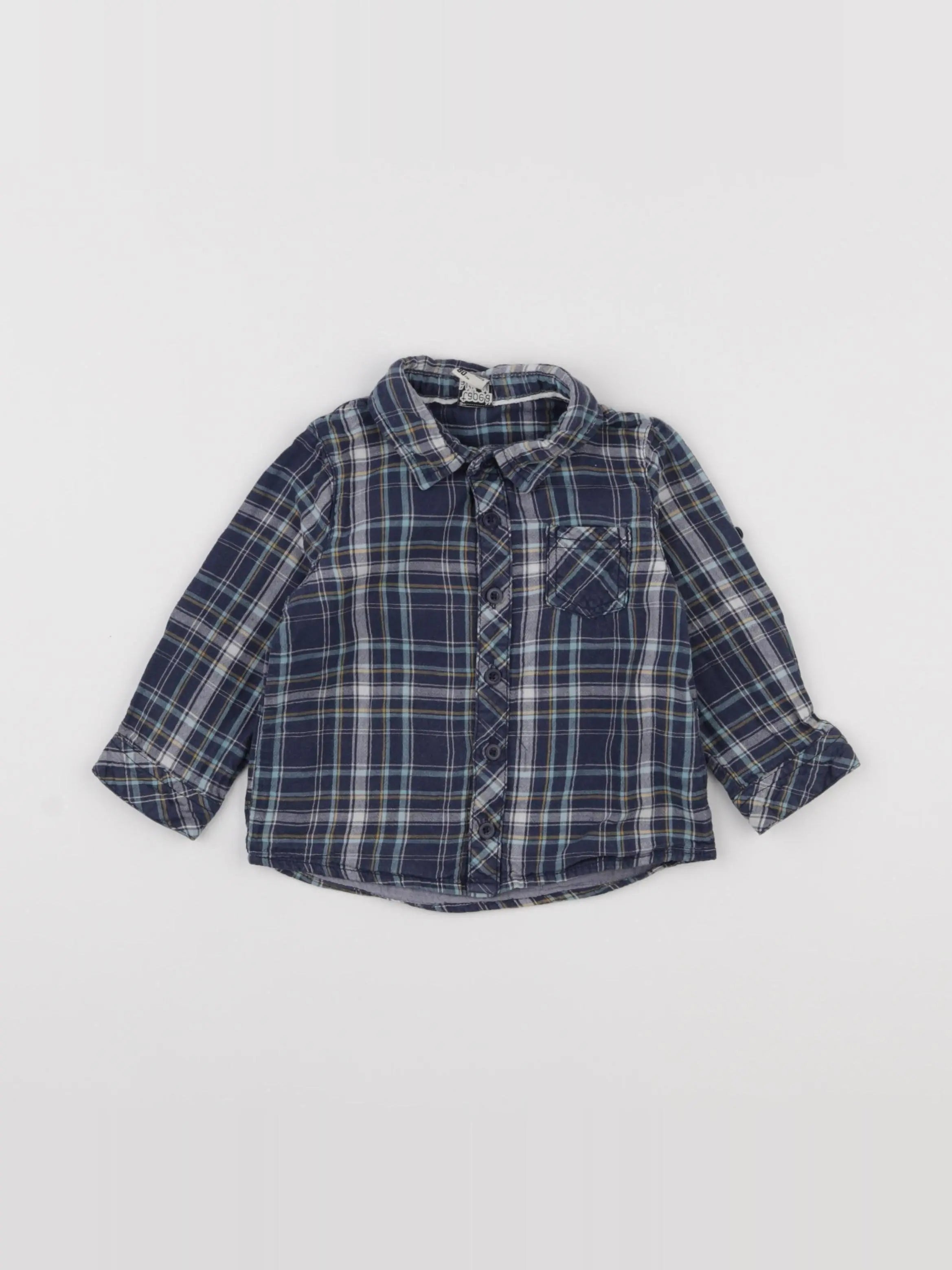 Tape à l'oeil - chemise bleu - 18 mois