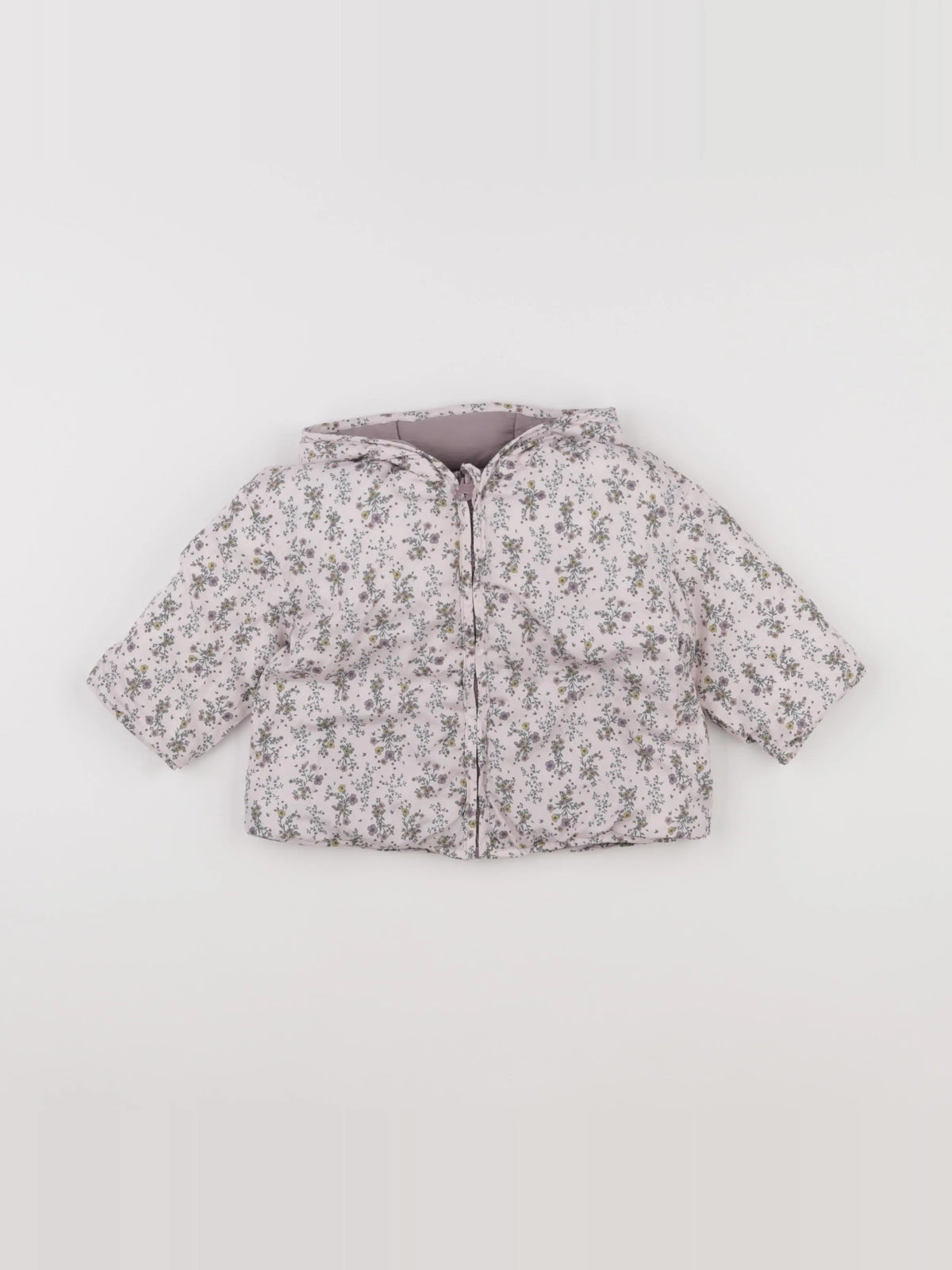 Vertbaudet - doudoune violet - 9/12 mois