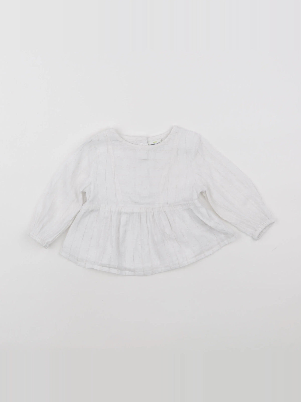 Tape à l'oeil - blouse blanc - 12 mois