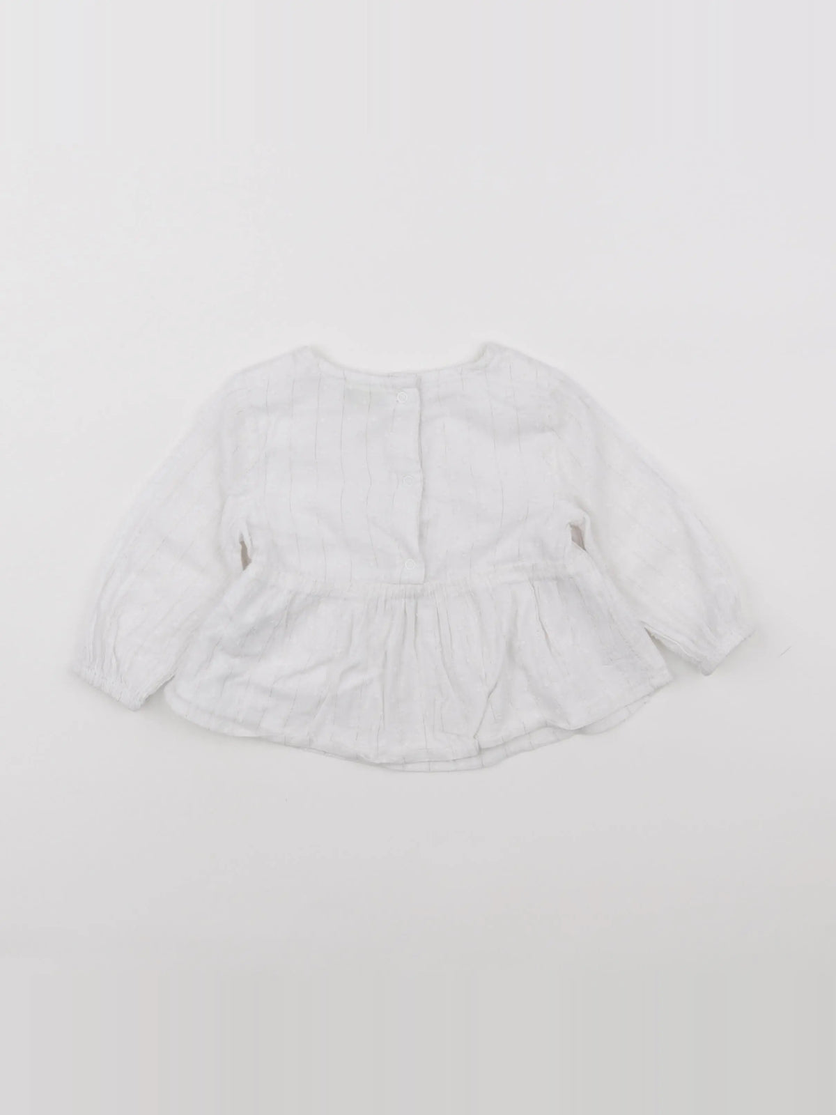Tape à l'oeil - blouse blanc - 12 mois